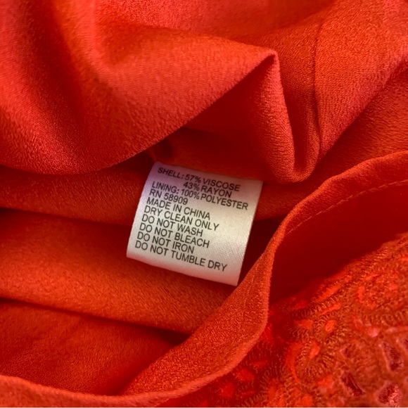 GIANNI BINI CORAL SPAGHETTI STRAP EMBROIDERED ROMPER - Picture 10 of 16